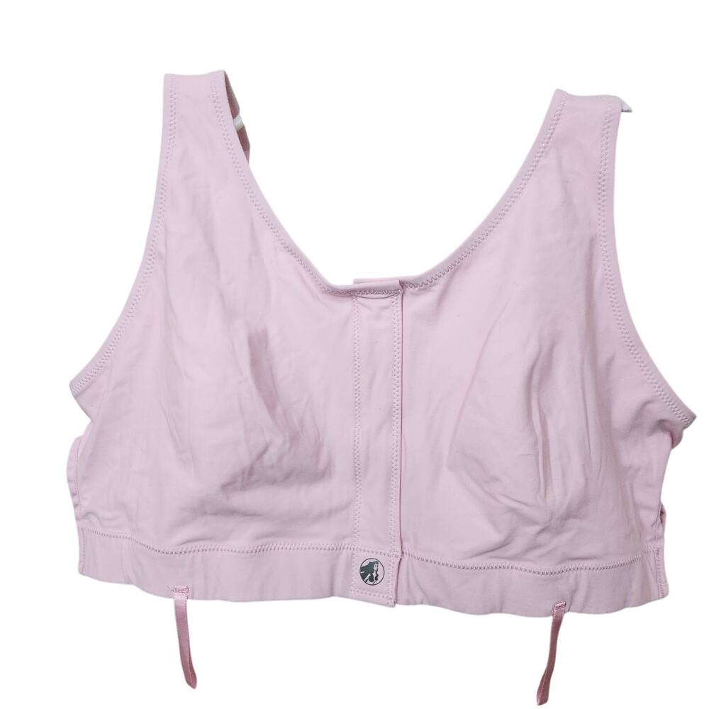 Masthead Pink Surgical Bra Elizabeth 042 Front Closure Adjustable Mastectomy XL